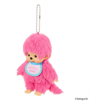 Sekiguchi Monchichi Berry Pink Edition Keychain