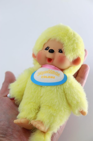 Sekiguchi Monchhichi Yellow Keychain